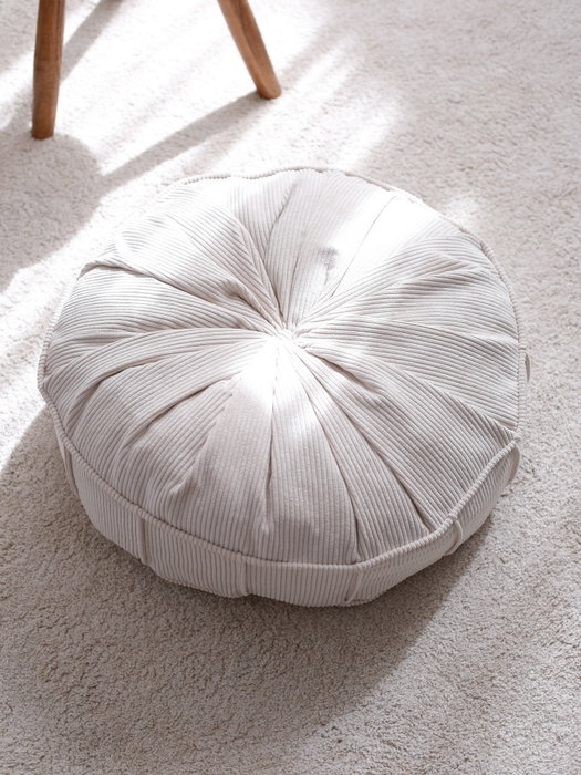 Atelier Del Sofa Vintage Fitilli - White Cojín de Peluche para Decoración del Hogar Suave y Cómodo 60x60x20 cm